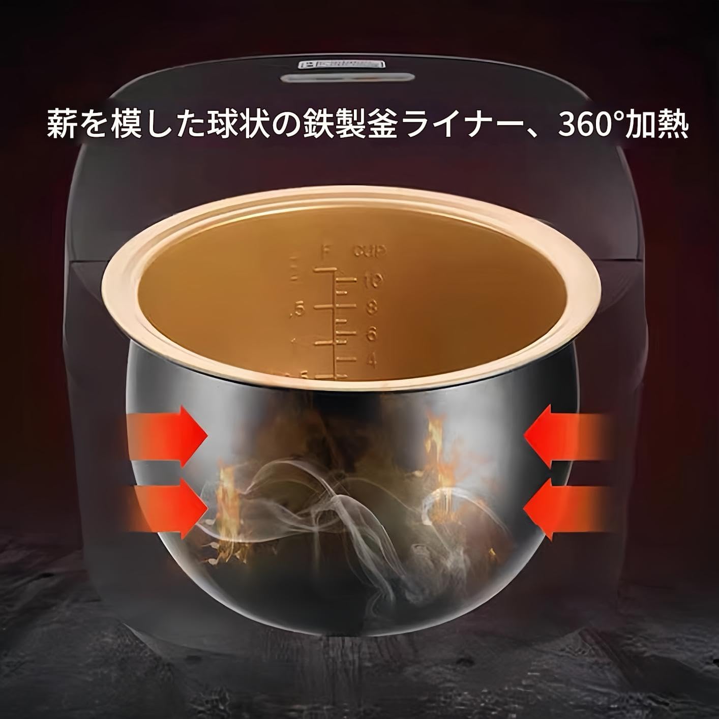 Amazon.co.jp: HCOSBIN 炊飯器 一人暮らし マイコン 調理メニュー付き