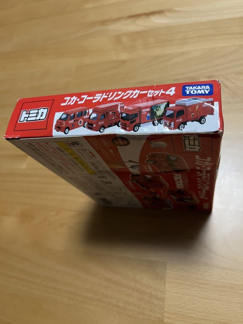 トミカ　コカ・コーラドリンクカーセット4 Tomica Tomica Gift Coca-Cola Drink Car Set 4 Suzuki Every