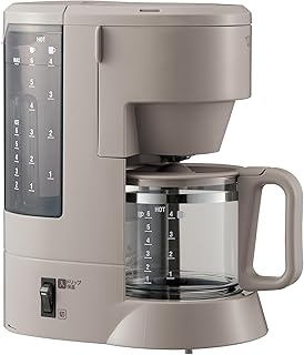 象印マホービン コーヒーメーカー 6杯用 グレイッシュブラウン EC-MA60-TZ