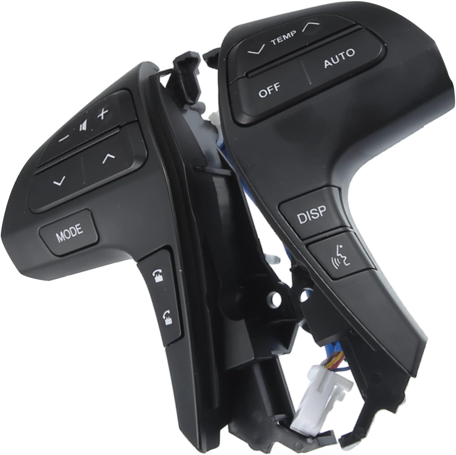 ACROPIX Auto Car Steering Wheel Cruise Volume Control Switch Button Fit for Toyota Hilux - Pack of 1 Black