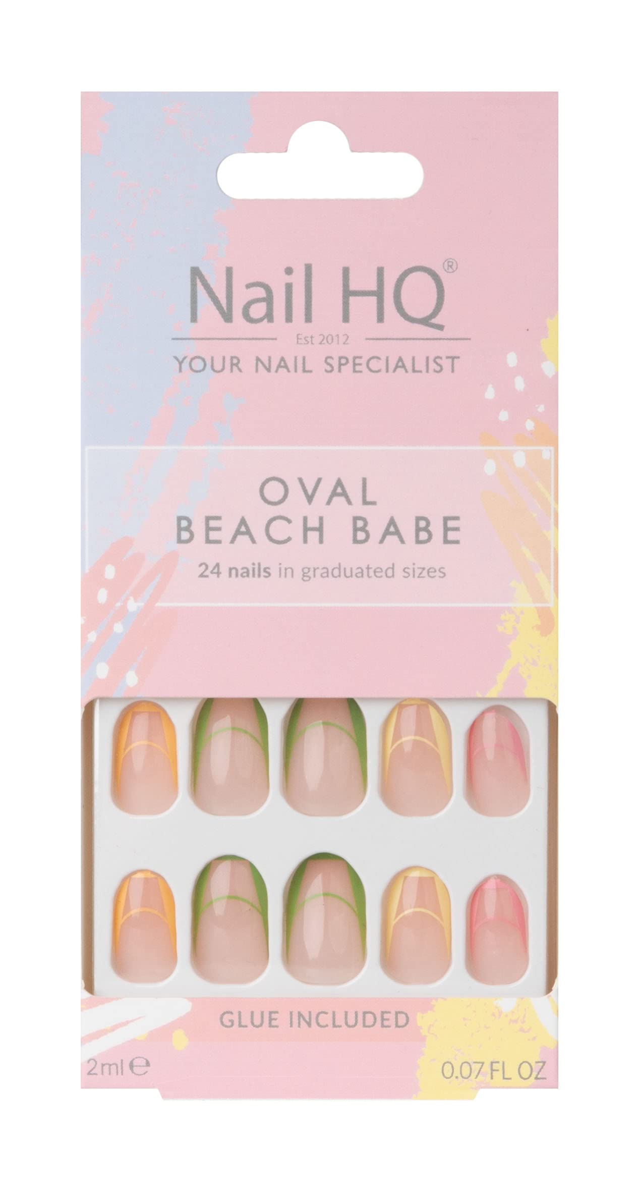 Nail HQ Oval Beach Babe, Nude, Medium