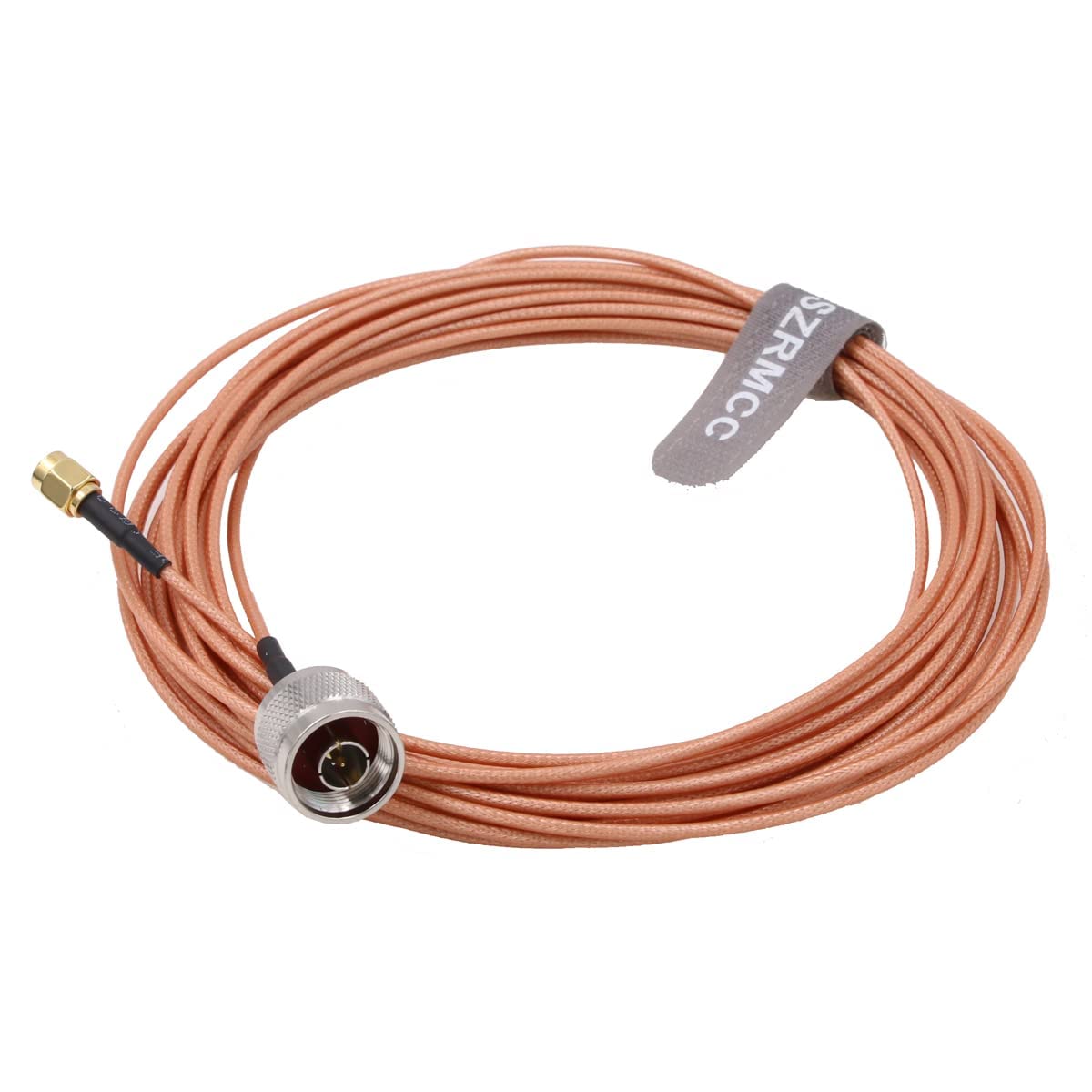 SZRMCC Cavo coassiale antenna SMA maschio a N maschio, connettore SMA maschio a N maschio, RG316 50 Ohm Extender Jumper line per modem router 4G LTE, radio Ham, GPS/WiFi (5 m)