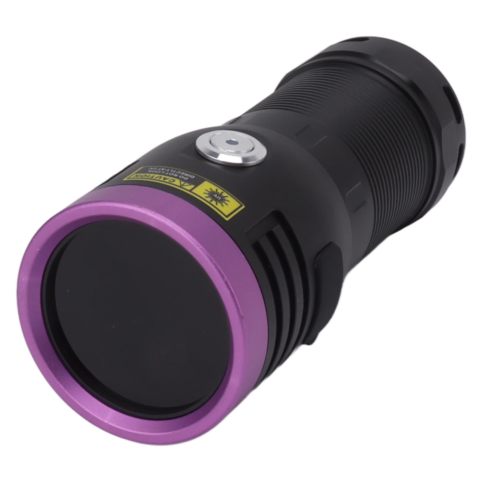 Hyuduo Linterna UV 365 NM Portátil Recargable Tipo C, Linterna Luz Negra Ultravioleta 80 W con 4 Núcleos para Detección de Fluidos y Autenticación