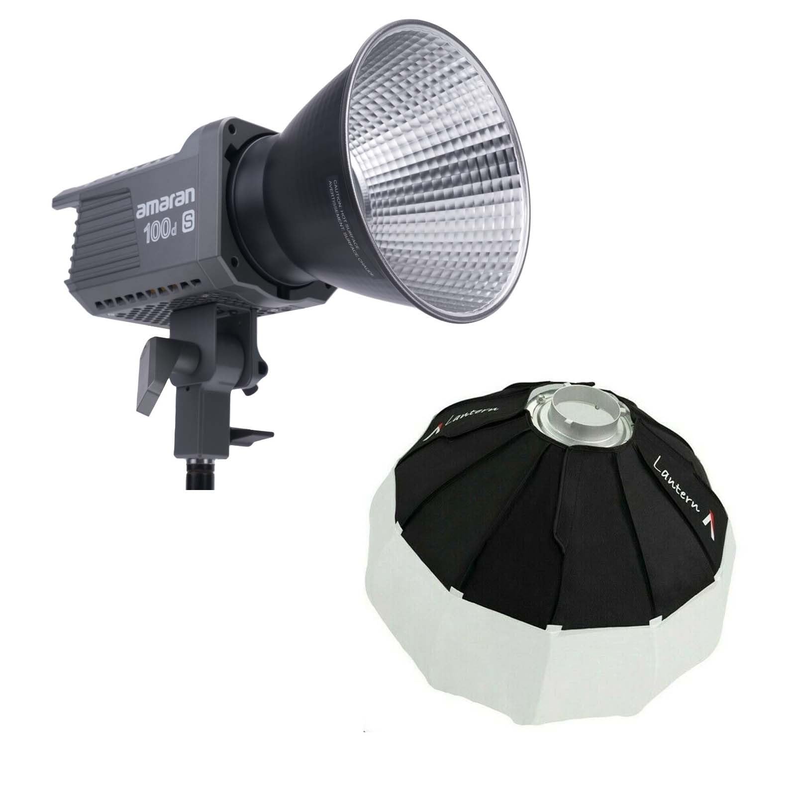 Amazon.com : Aputure Amaran 100D S with Aputure Lantern 65cm