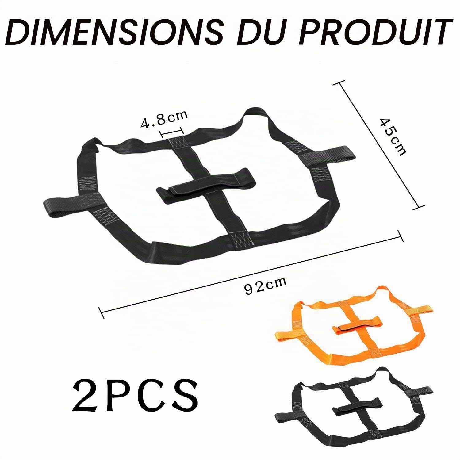2 Pièces Sangles D'Arrimage De Moto, Sangles De Fixation De Pneus, Sangles D'Arrimage De Transport, Sangles Auxiliaires De Roue Arrière Durables, Ceintures De Sécurité Fixes, Accessoires De Moto
