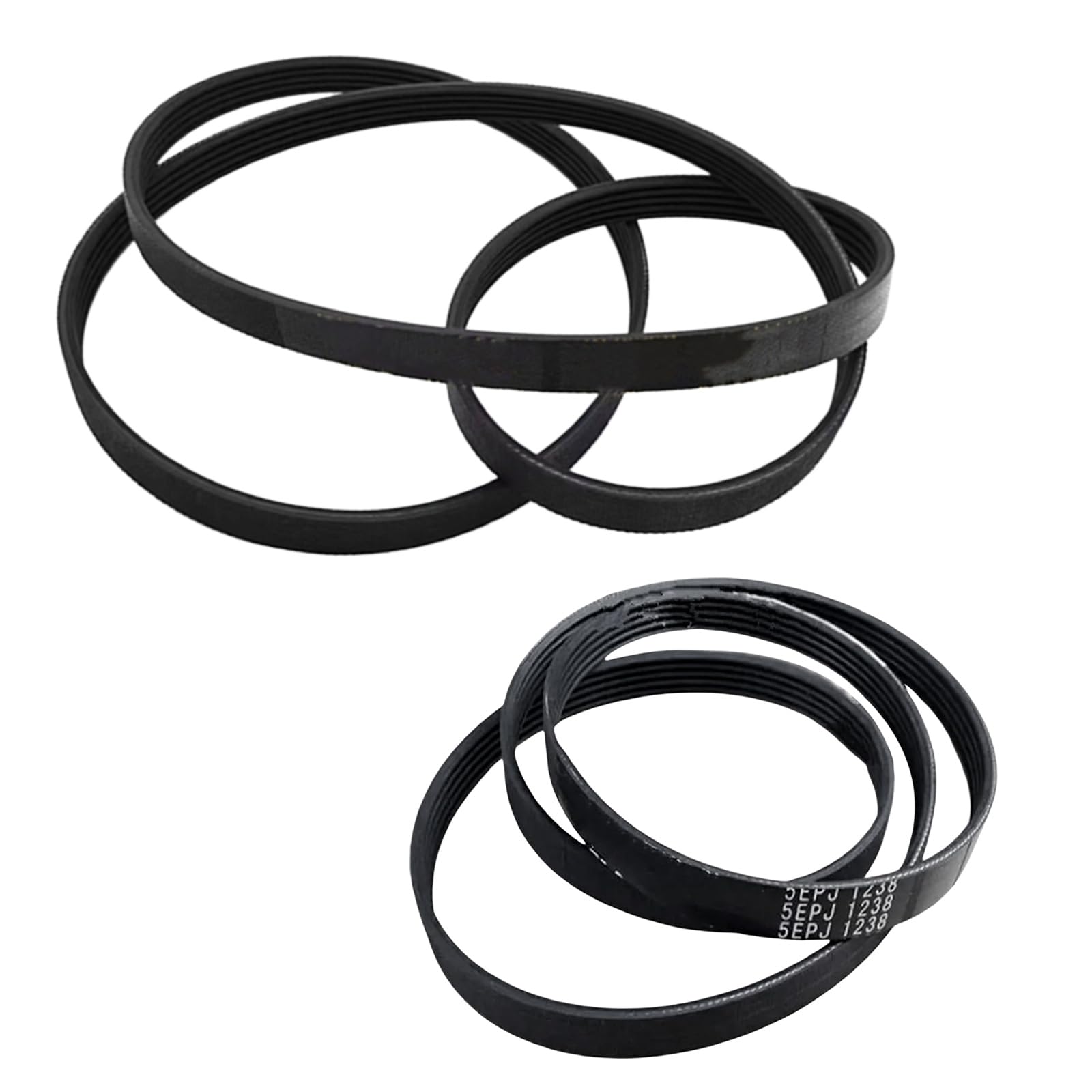 YROHGKPN Of 2 Washing Machine Belt Drives Bands Washing Machine Drives Belts Washer Repair Part Rubber Texture for Washer Rubber Belt
