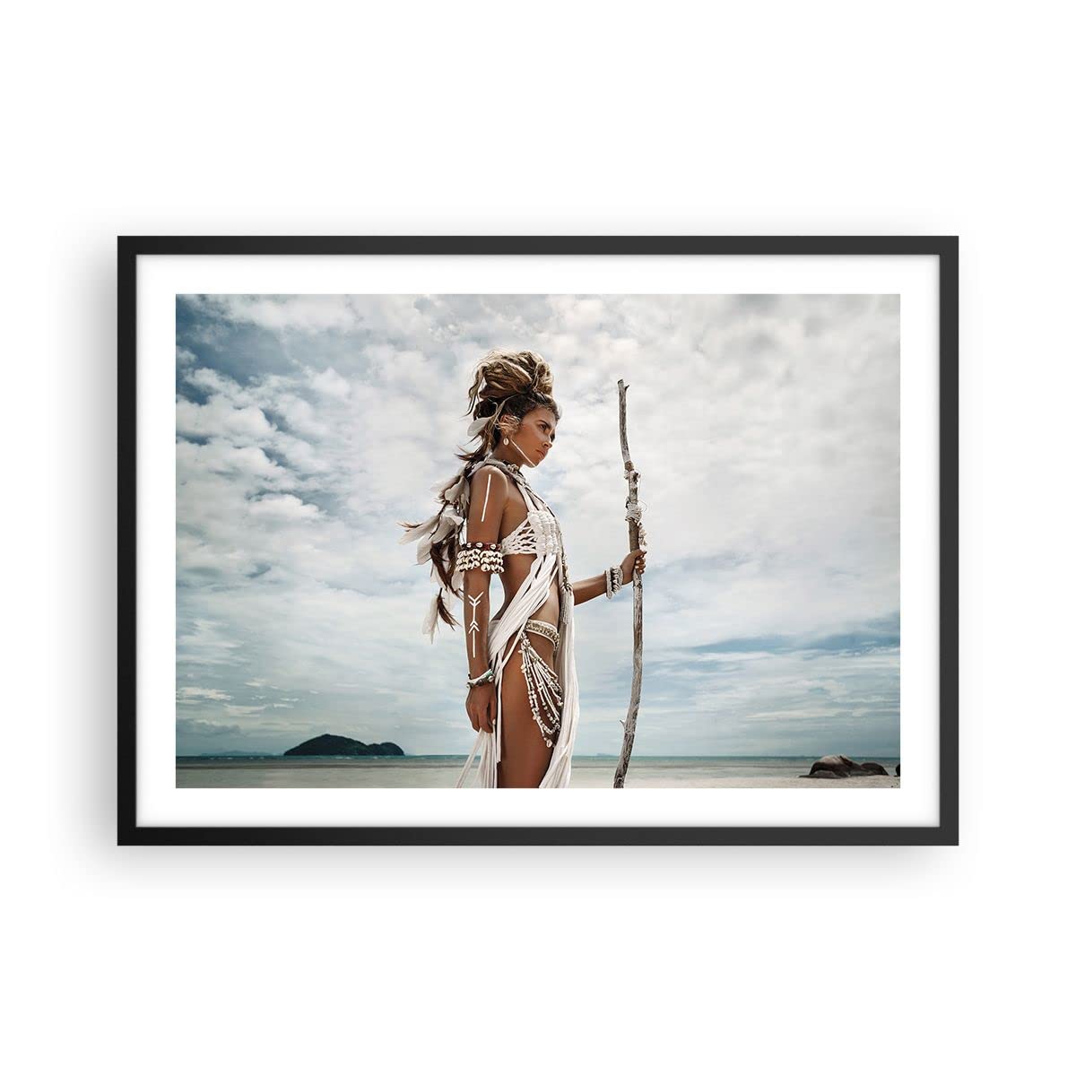ARTTOR Poster Cadre Noir 70x50 cm Affiche Culture Personnes - 4275 - P2B