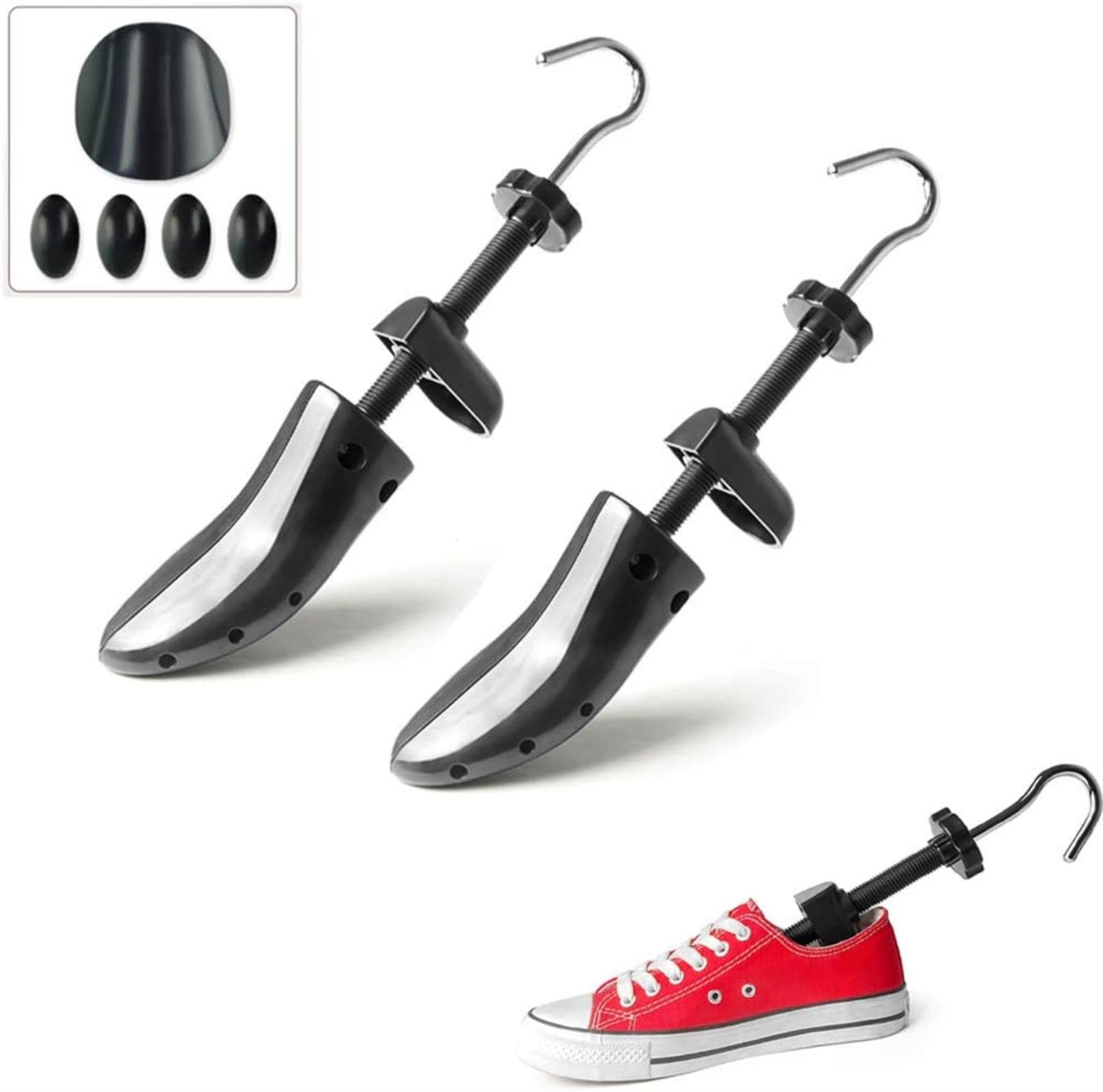 REVAHI Hormas Zapato Camilla De Plástico, Soporte De Zapatos Zapatos De Expansión Ajustable Ancho Y Alto, Estante Moldeador De Zapatos para Hombres Y Mujeres (Color : Black, Size : L (EU 42~48))