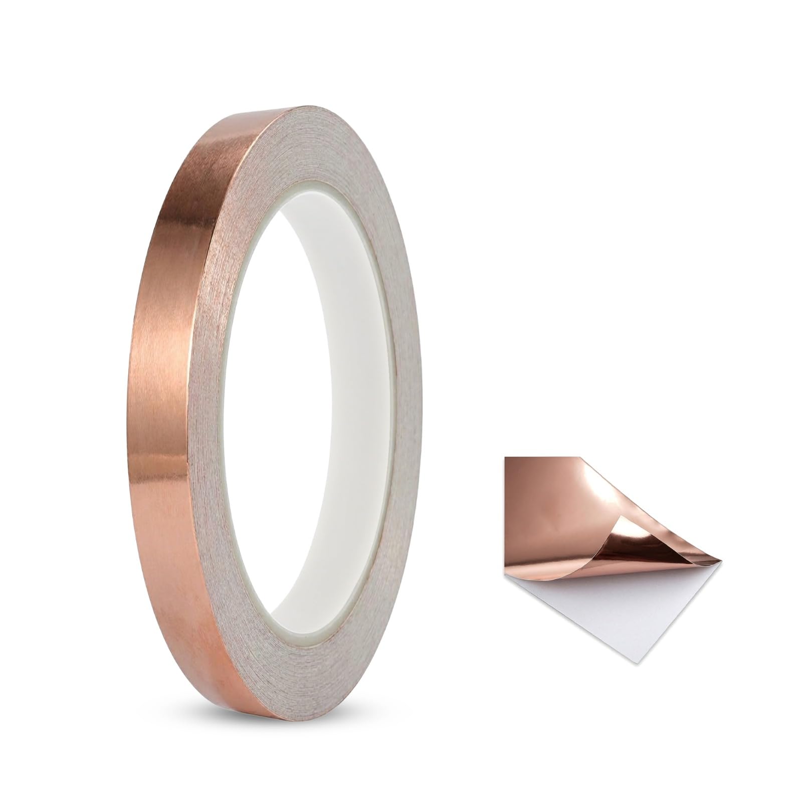 VISHA WORLD Conductive Copper Tape for Electronics – 10mm x 10M Roll | Single-Sided Adhesive Copper Foil for EMI Shielding, Paper Circuits, Circuit Repairs, PCB Prototyping, STEM & DIY Projects-image-45