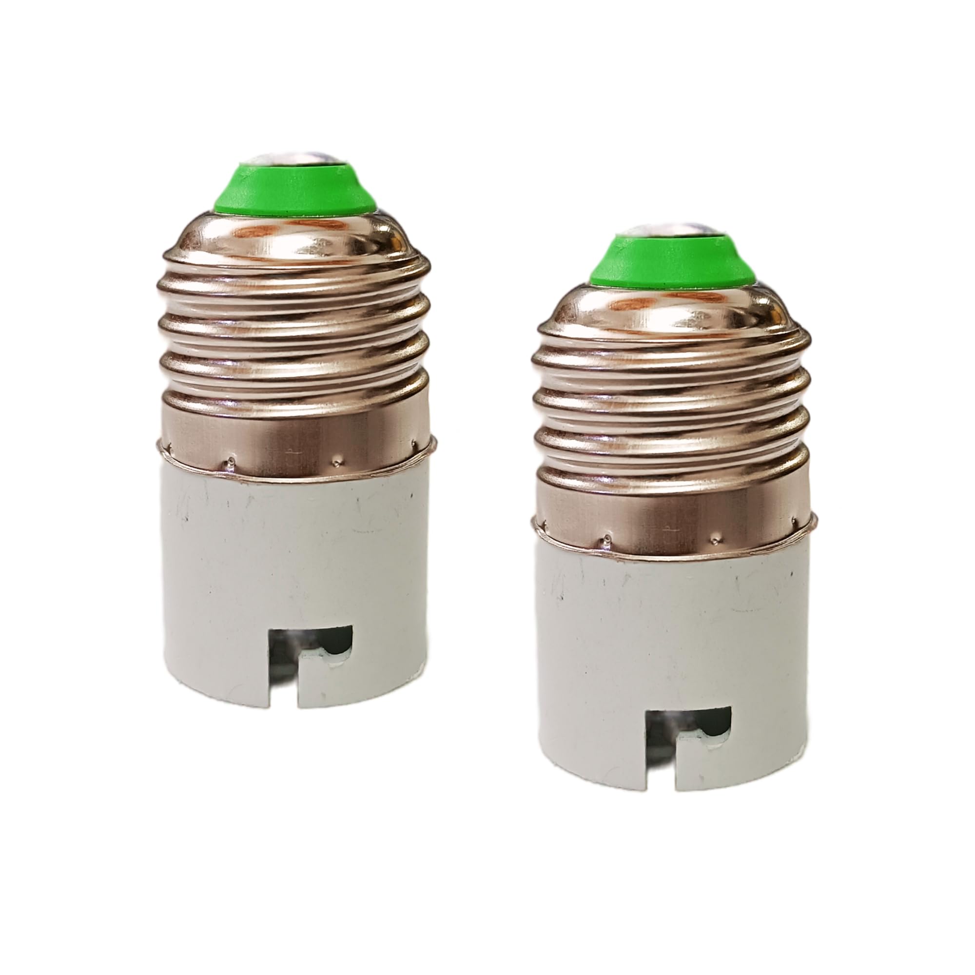 Roar Innovation E27 to B22 Screw Base Socket Holder, E27 to B22 Light Bulb Adapter Converter Plastic (White, 2 Pack)-image-7