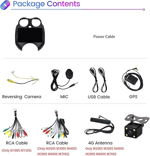 Miniatura 7 de Fructar Reproductor de MP5 estéreo para automóvil de 9 pulgadas con pantalla táctil Bluetooth para Nissan marzo 2010-2013 con CarplayDSPnavegación