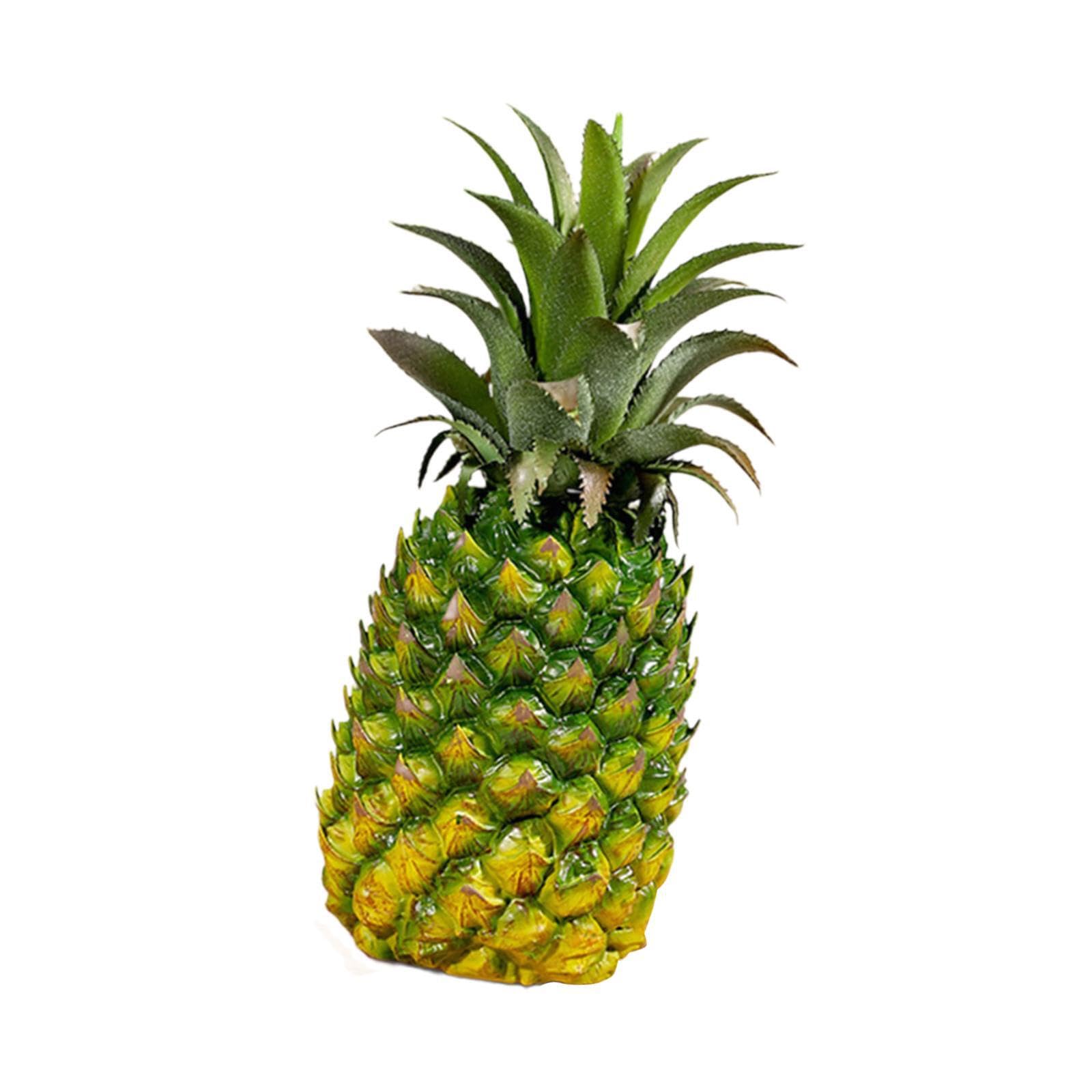 QIXCXAZ Kitchen Decoration Photography Prop Living Room Eye Catching Pineapple Figurine Inspires for Creative Photography Enhancing Visuals Tiny Home Decor, 10x24cm