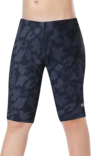 Pantalones cortos de natación deportivos para niños y jóvenes, de secado rápido, con cordón, suaves UPF 50+