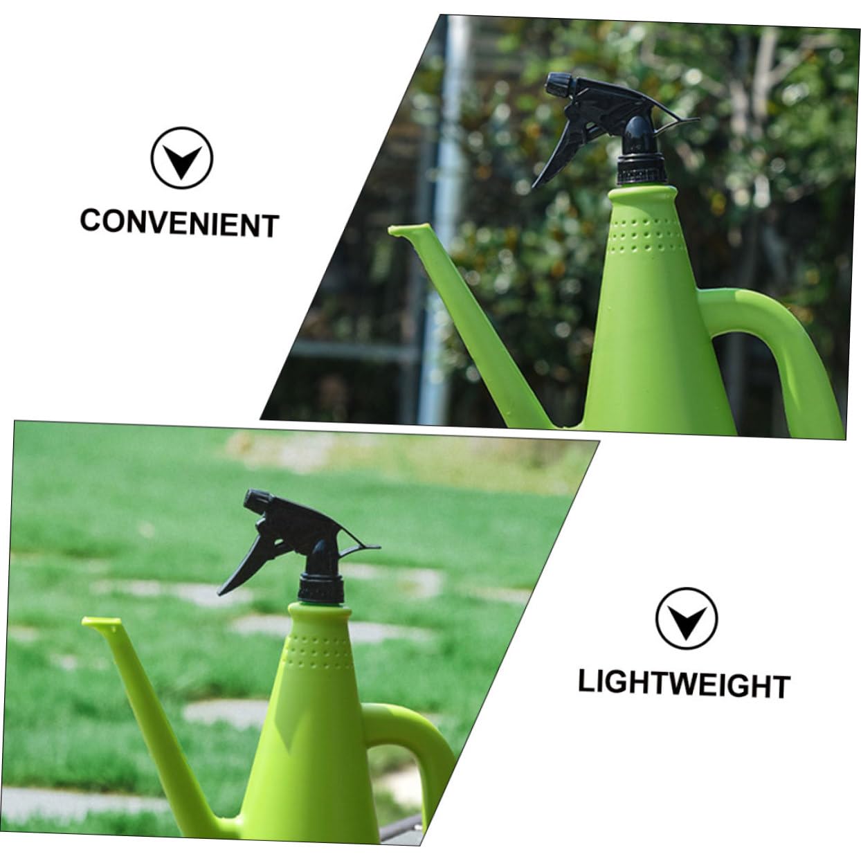 UPKOCH 2 Pièces aérosol Jardinage pelouse saupoudrage saupoudrer Peut arrosoir Multifonction pulvérisateurs de Jardin arrosoir de Jardin Flacon brumisateur pour Plantes Plastique Vert