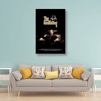 Amazon.co.jp: ゴッドファーザーの古典的なギャング映画のポスター