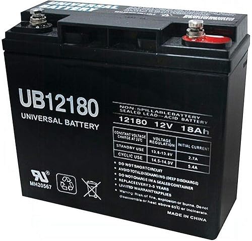 UB1218012V 18Ah Sla Batería Interna de hilo para XPower PowerSource 1800