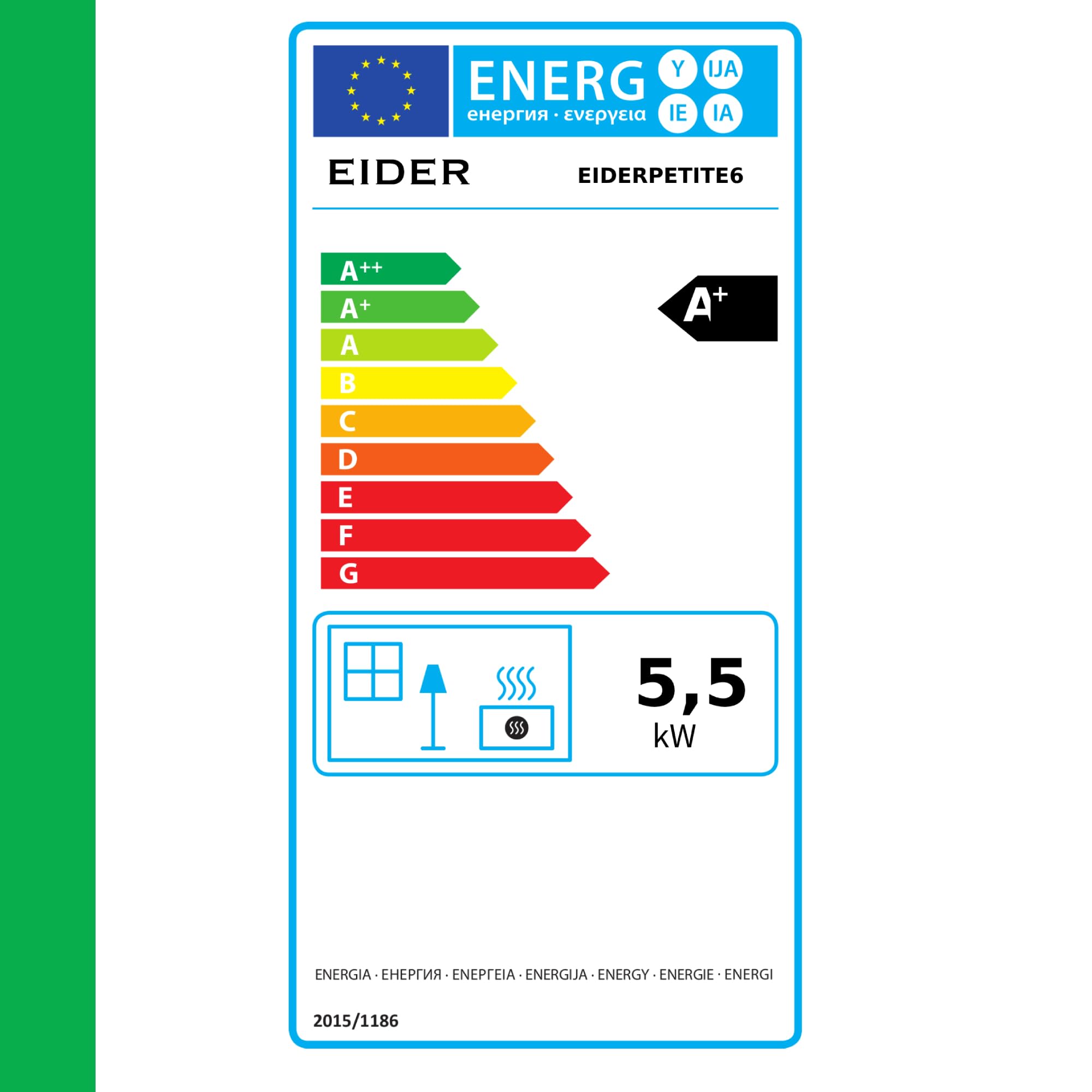 EIDER BIOMASA Stufa a pellet PETIT 6,5 kW a risparmio energetico, capacità serbatoio 13 kg, camera doppia, sistema in vetro pulito, automatico, super riscaldamento, 110 m³, colore: bordeaux