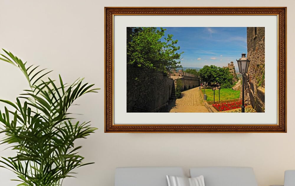 JVERF - JZZG03534 Fortress San Marino| Self-Adhesive Painting | Frameless