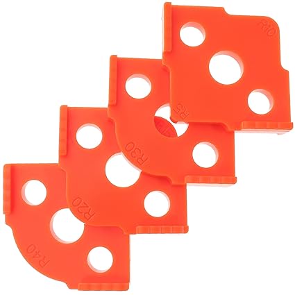 3NH Corner Radius Jig Router Template Router Parts Accessories ABS Table Routing Rounded R5/R10/R15/R20/R25/R30/R35/R40