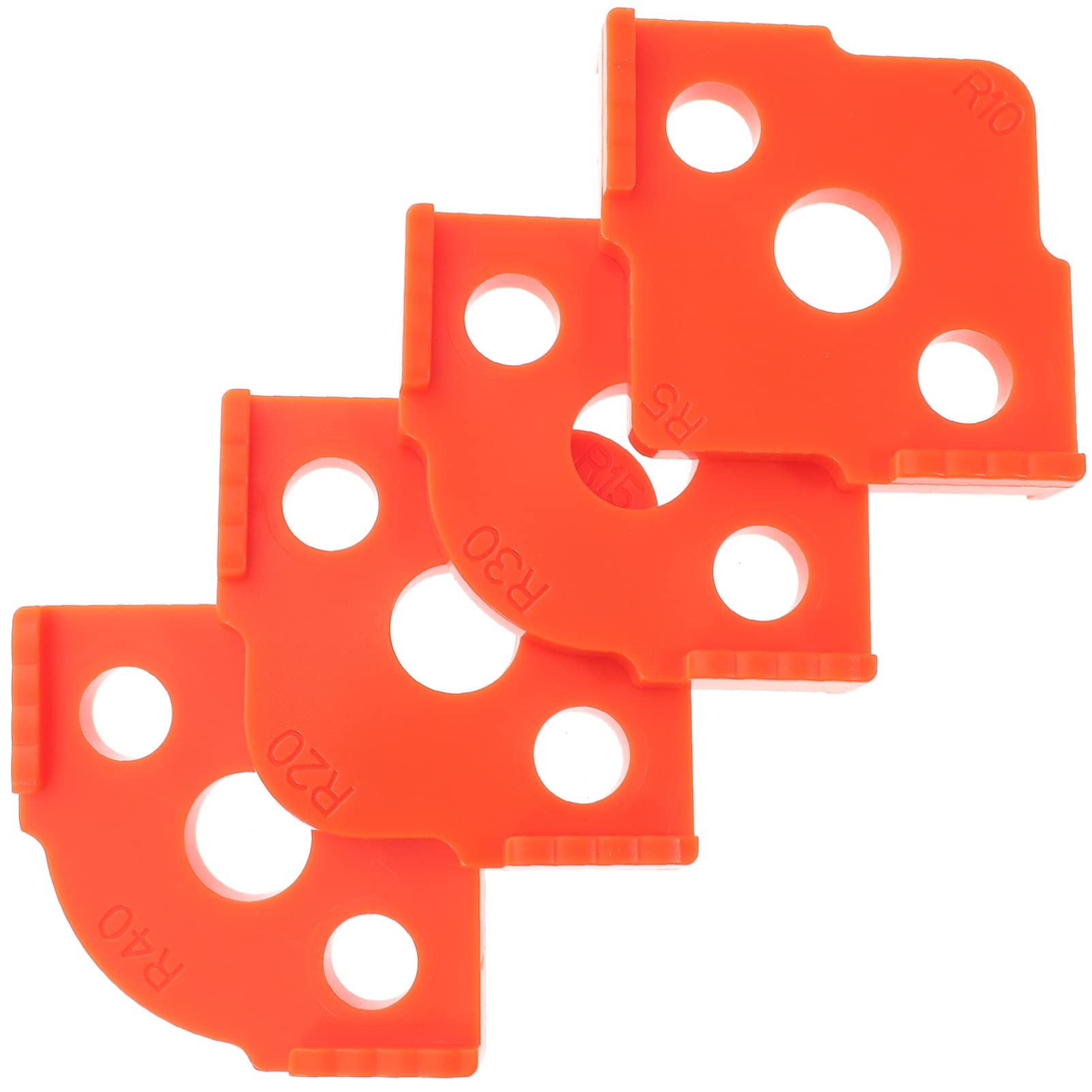 Corner Radius Jig Router Template Router Parts Accessories ABS Table Routing Rounded R5/R10/R15/R20/R25/R30/R35/R40-image-31