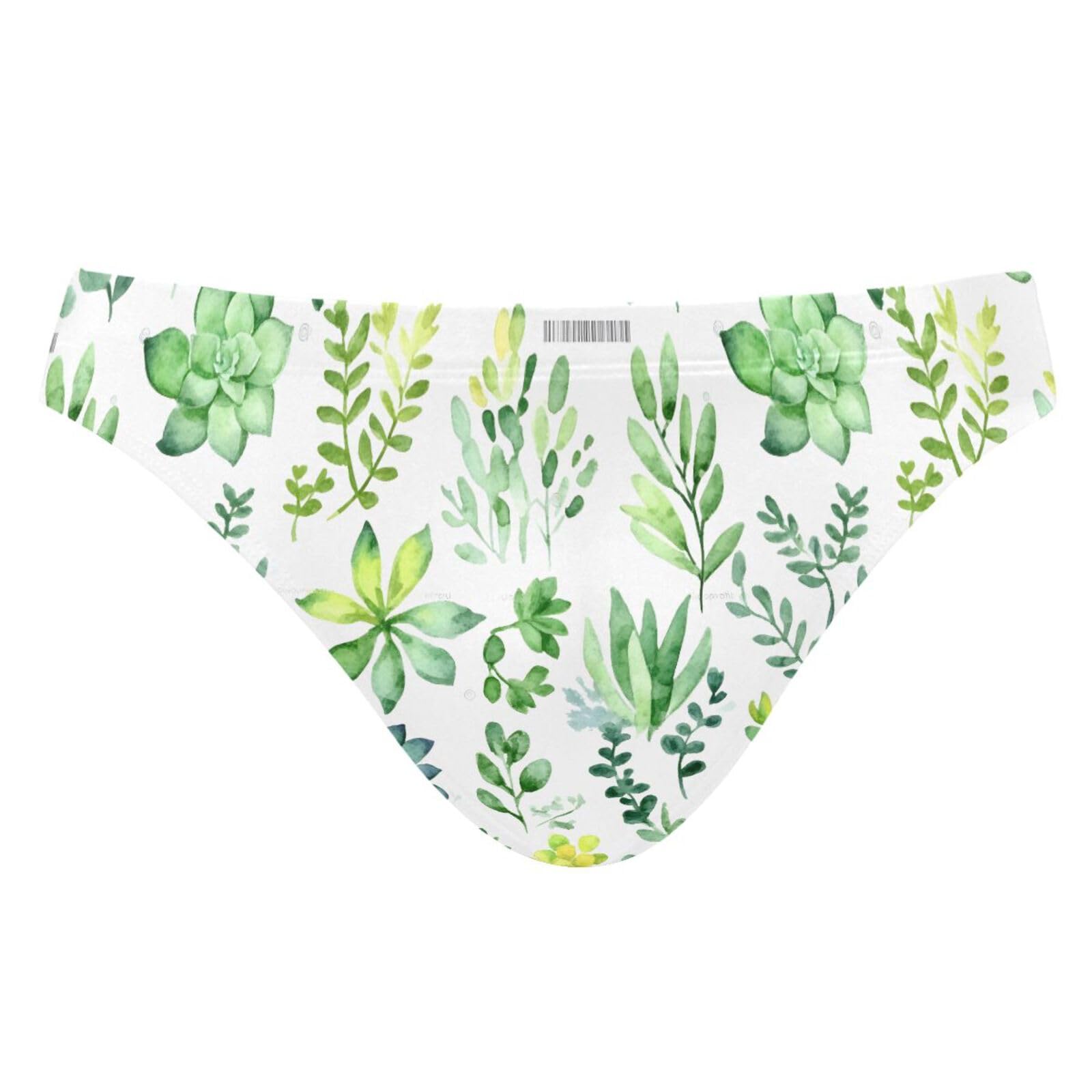 UMIRIKO Men's Succulents Ferns Swimsuit Bikini Swimwear XXL 202b8137