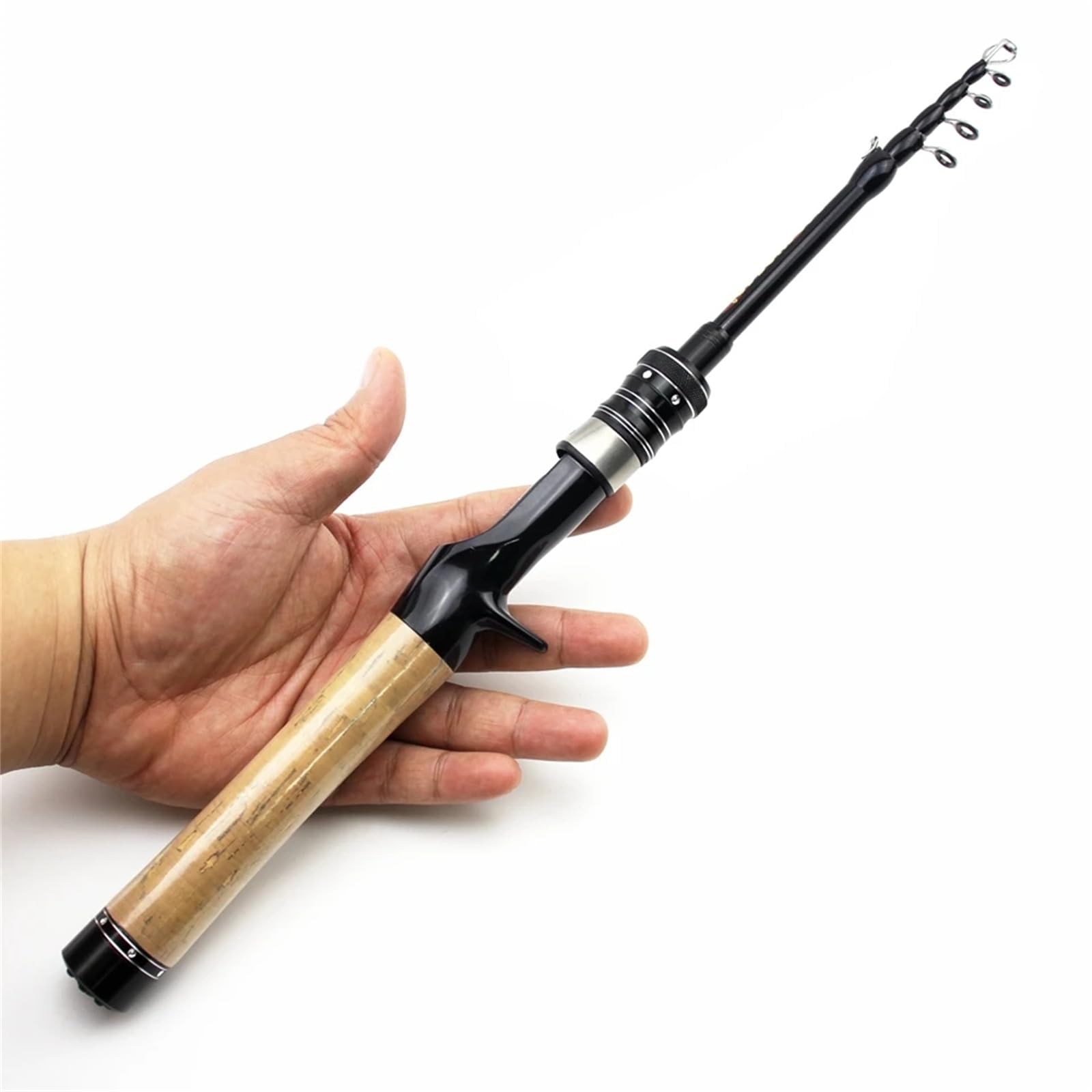 SADPRKR 1.8M 1.98M carbon ultralight ul power telescopic cast fishing rod Spinning Pocket Rod Test 1-5g stream small fishing rod