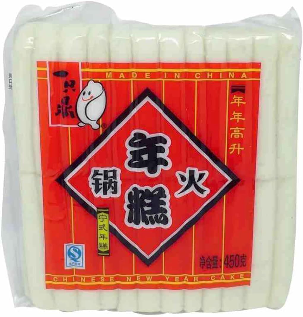 Honor Natural Rice Cake Stick 450g (Tteokbokki Topokki, Chinese, Korean) No Preservative (Pack of 1)