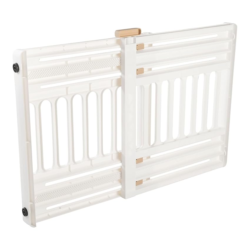 Immagine del prodotto Iris Ohyama, Cancello di sicurezza per animali domestici con chiusura a pressione, estensibile da 61 a 100 cm, chiusura a mano, 2 tamponi per latoper cane - Pet Barrier PBR-600, Bianca