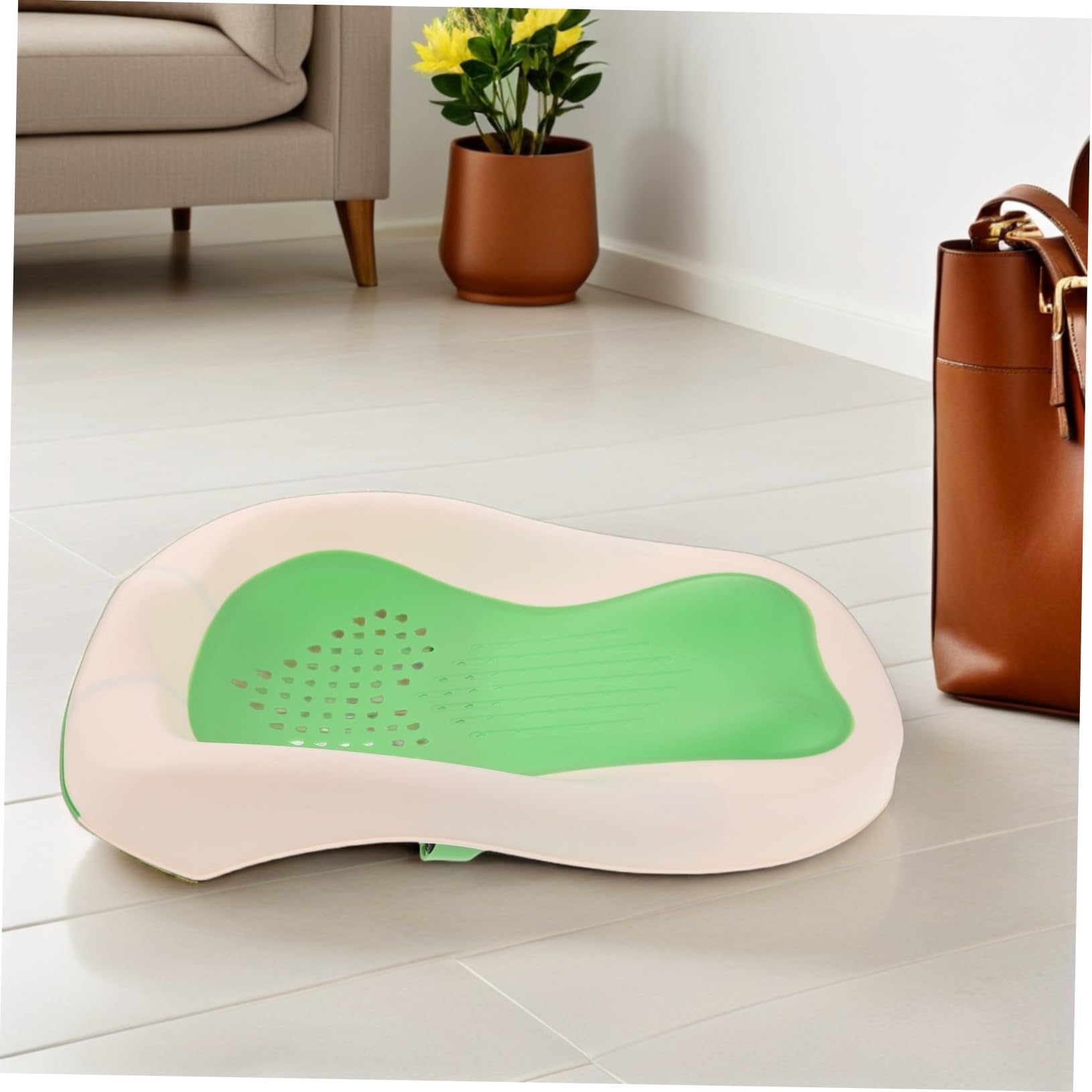 Asiento de Baño para Bebés Ligero Pp Tpe Antideslizante Verde