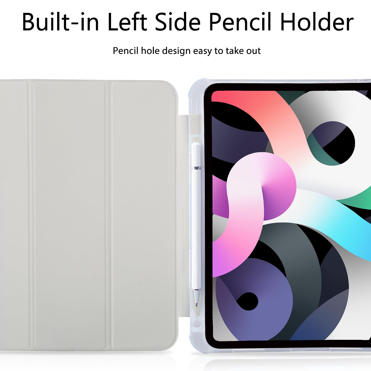 Custodia IPad 10a Gen (10.9") Con Fiocco Rosa, Supporto Pencil E Sleep/Wake - 2