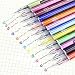 12 Colors Gel Pen Set with Diamond Tip, 0.5 mm Colored Ink Gel Pens for Coloring books Drawing Painting Writing by iMustech