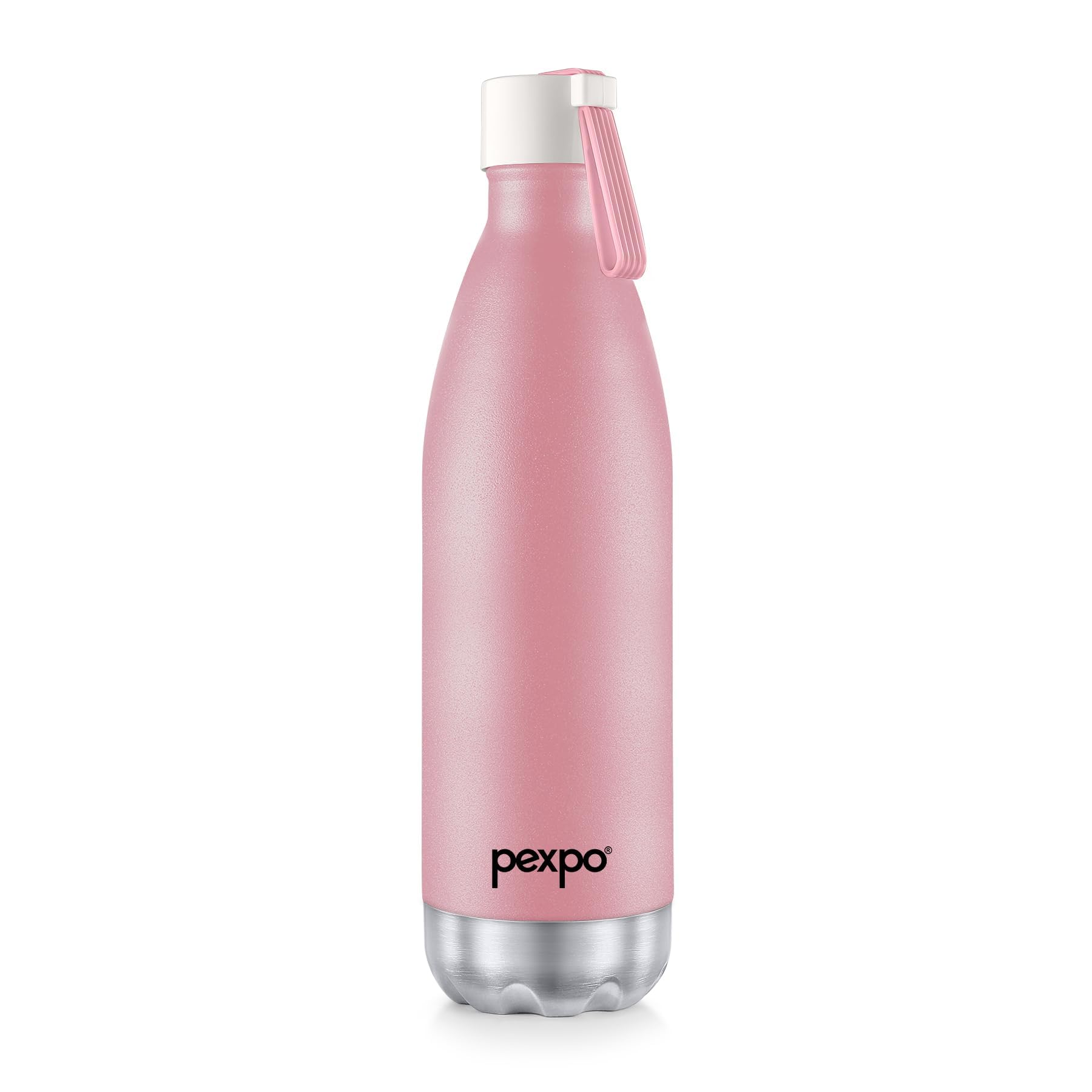 Pexpo Espresso ISI Certified|Hot &Cold|Vacuum Insulated|Stainless Steel Water Bottle-500 ml|Candy Pink|Silicon Strap|Home|School|College|Gym|Travelling|Hiking (B0DB5RXDMK) Amazon Price History, Amazon Price Tracker