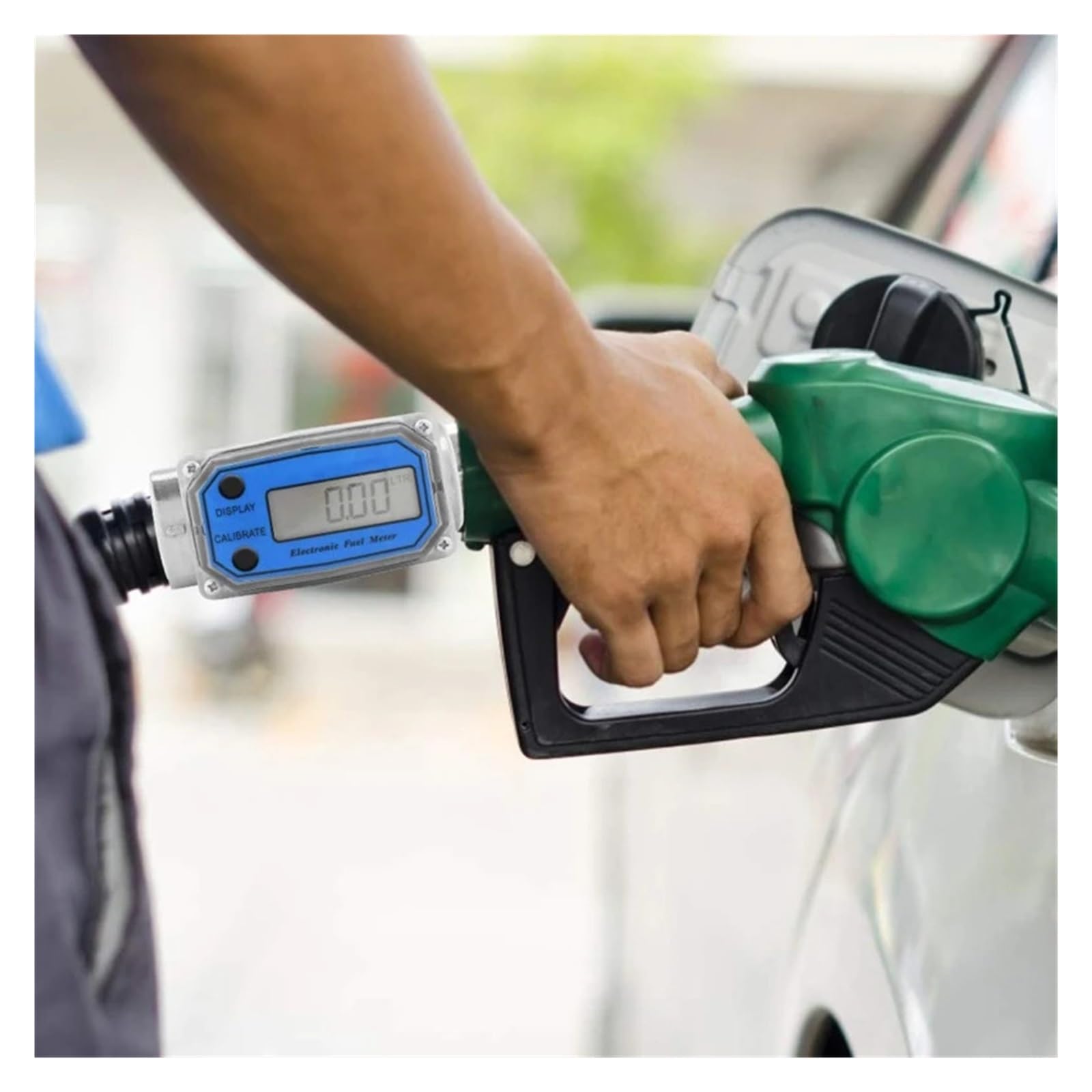 Medidor de caudal de agua, Medidor de flujo de turbina digital de 1 ″, medidor de flujo de combustible de gasóleo, medidor de flujo de bomba, medidor de flujo de combustible, alta precisión for queros
