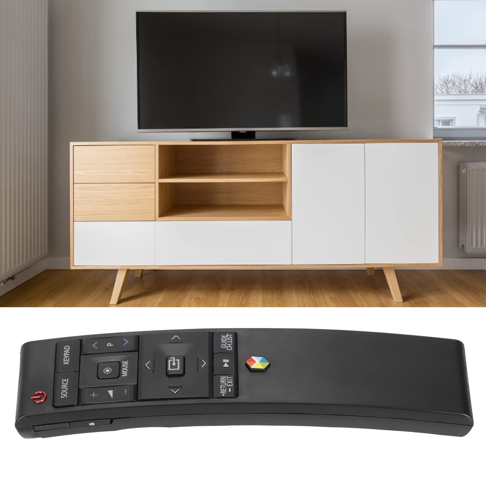 Telecomando Universale YY-605 TV, Telecomando Sostitutivo per Televisore con Ricevitore USB, per
