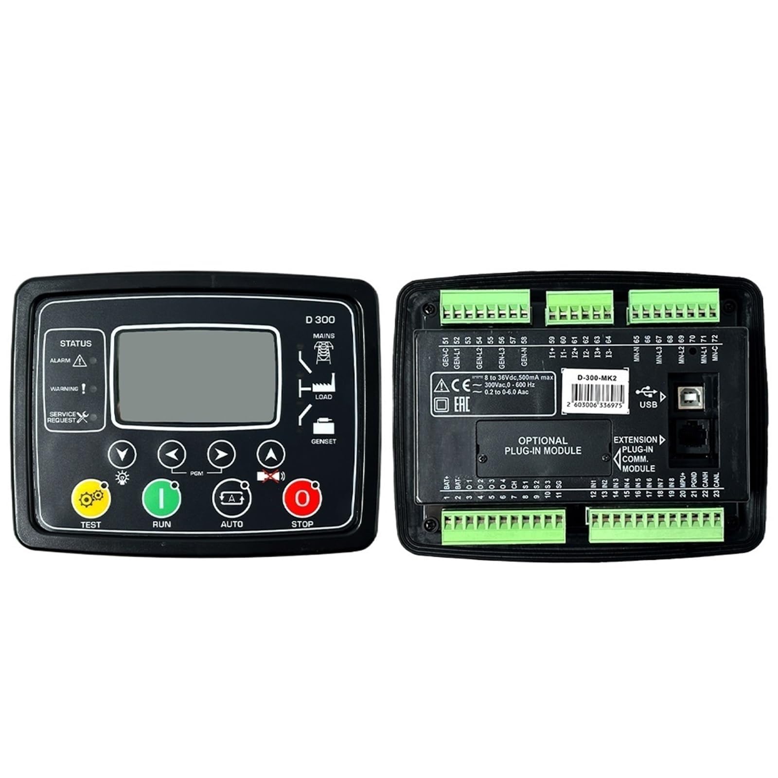 0P7BR328B D300 D300MK3 controller diesel generator set self-starting module