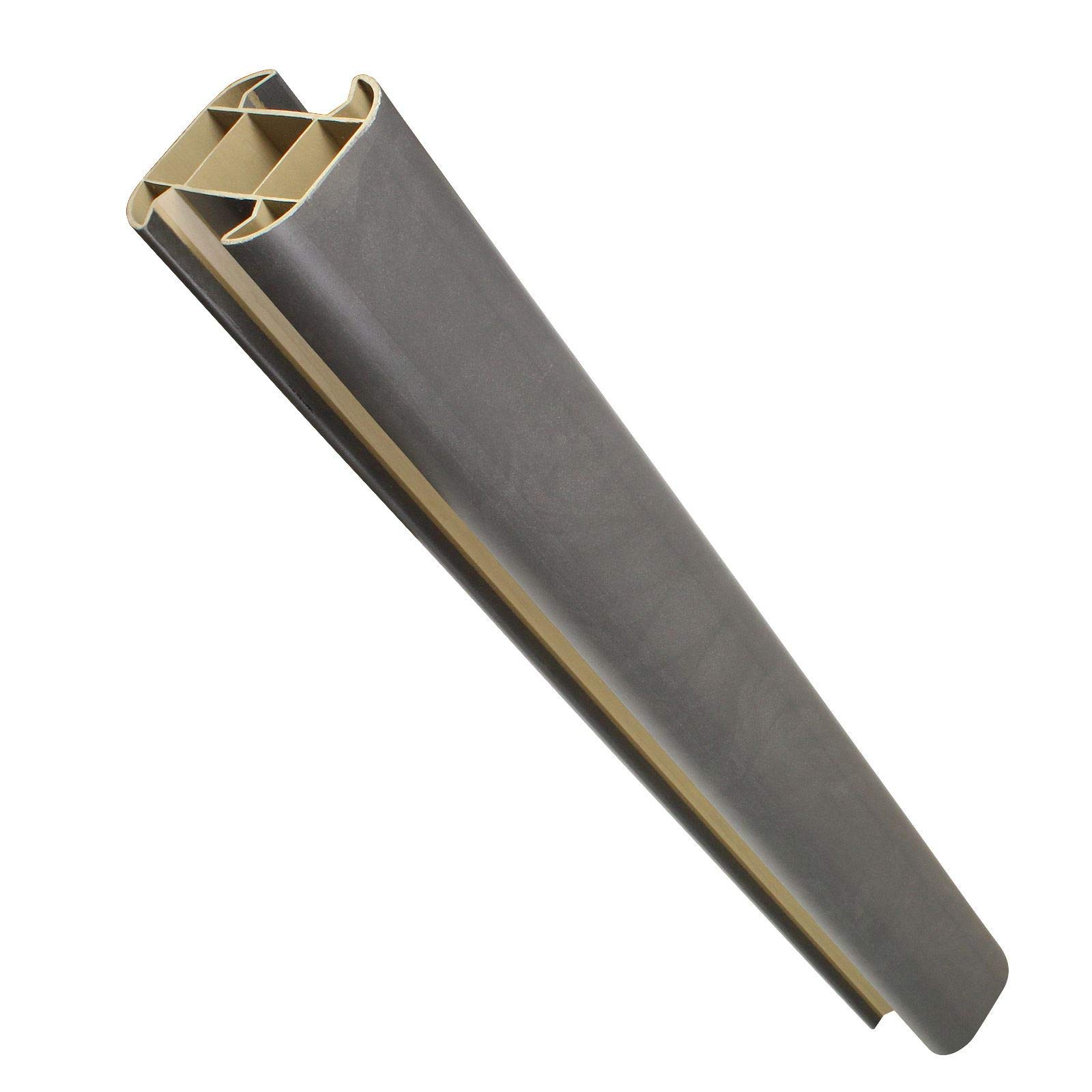 Eco Fencing Graphite 1.8M Composite Fence Post Plastic For Composite And Wooden Fence Panels