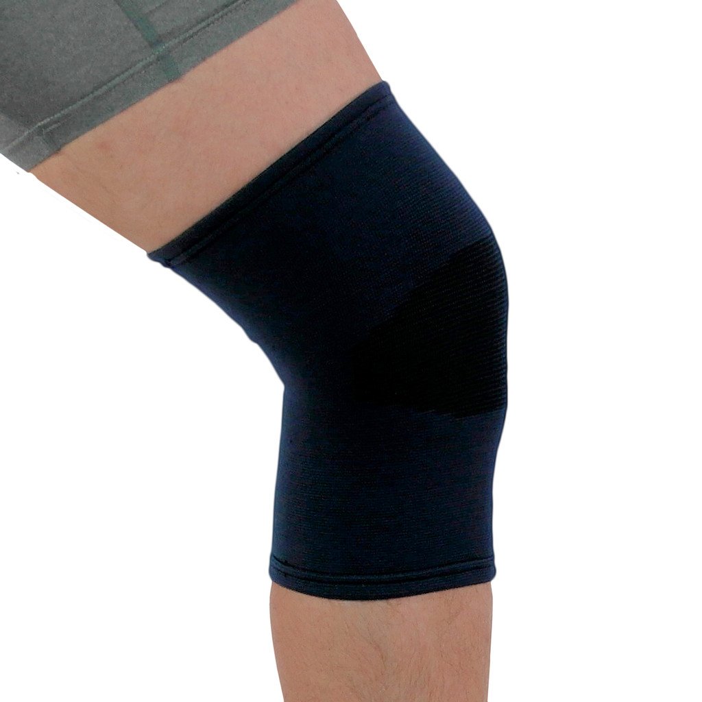 NeoPhysioMedical Grade Elastic Compression Knee Support Navy Tubular Sleeve - Small = 30-34cm