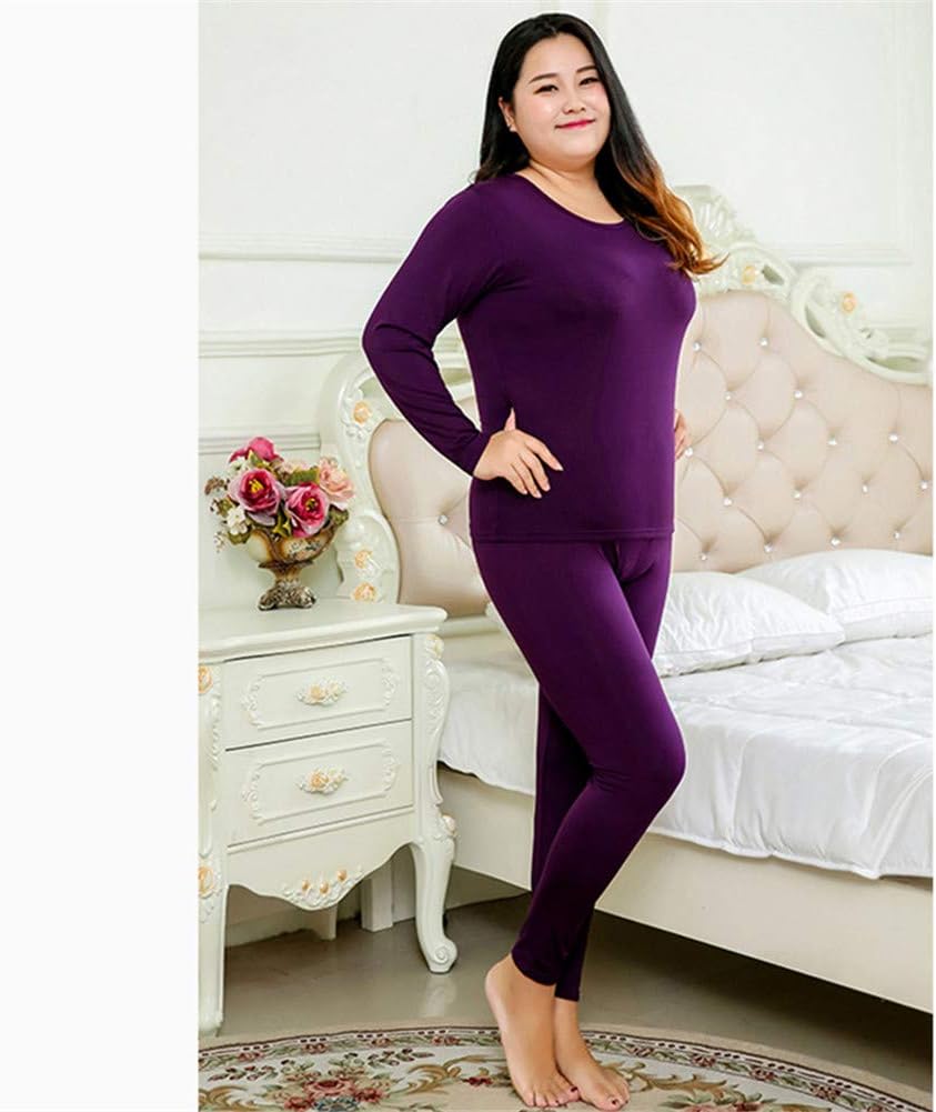 Cozylkx Women Winter Warm Thermal Underwear Set Plus Size Velvet Layered Long Johns Set : Clothing, Shoes & Jewelry