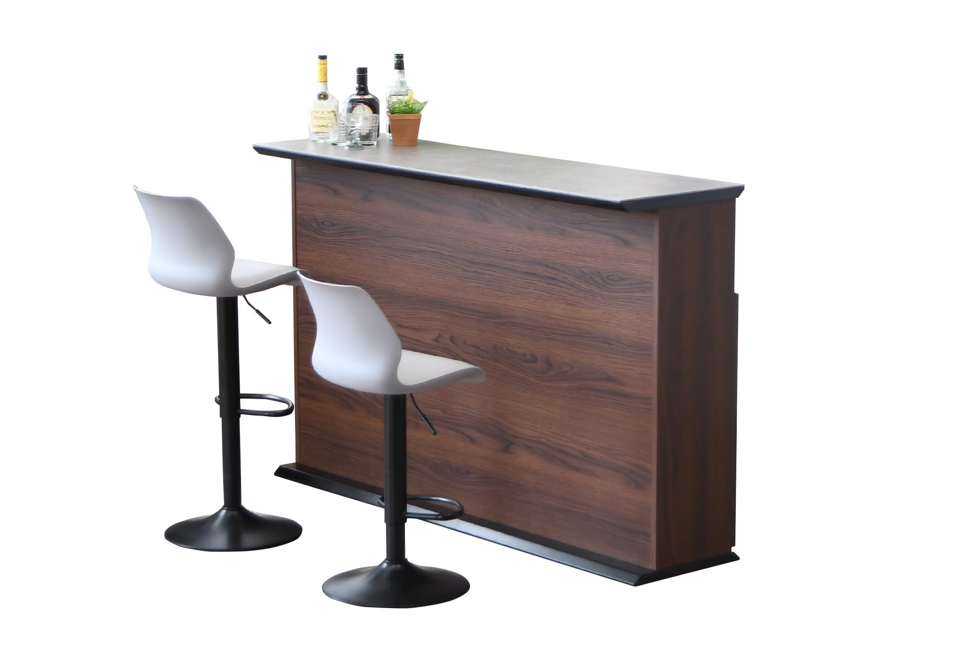 【バーカウンターセット】バーカウンターセット カウンターテーブル バースツール カウンターチェア 昇降チェア ダイニング家具:ブラウン バーカウンターセット】バーカウンターセット カウンターテーブル