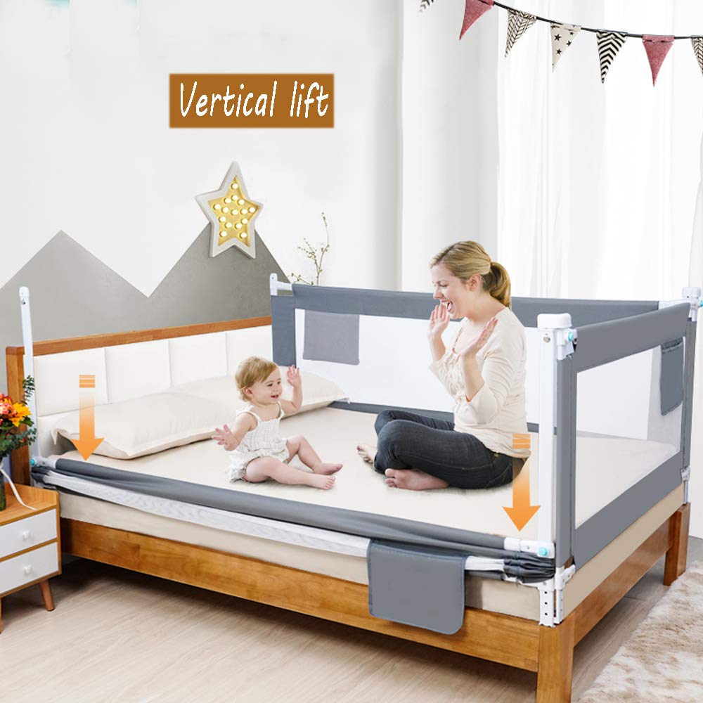 Buy Bedside Baby Bezel, Baby Bed Fence, Portable Child Safety Fence