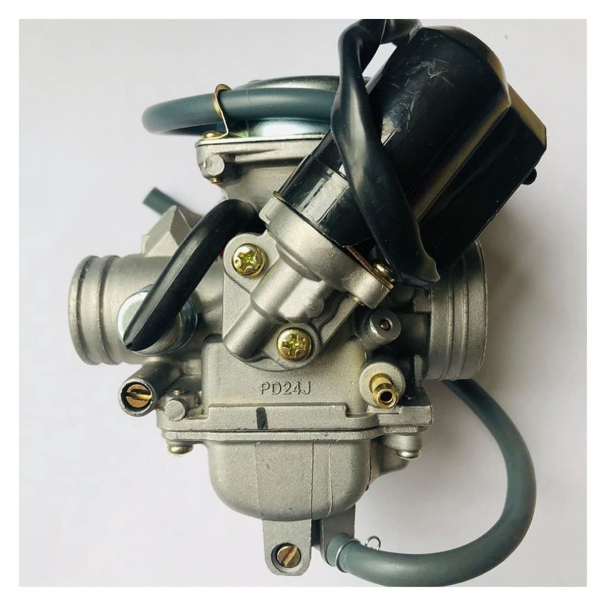 Artsim Juego de carburador Carburador Apto for Scooter ATV PD24J GY6 125cc 150 24mm Carberatura