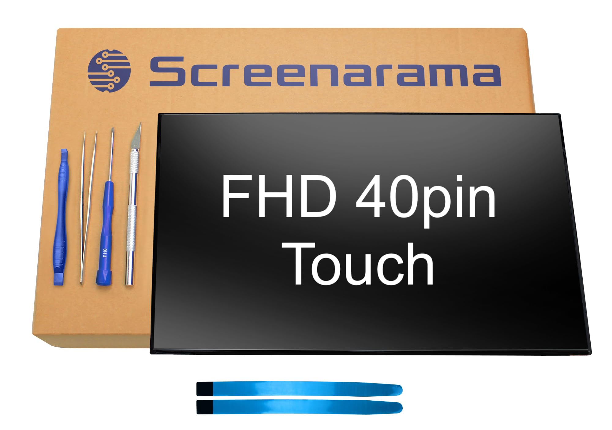 SCREENARAMA New Screen Replacement for HP Probook 440 G10 (FHD 1920x1080 40pin Touch IPS) LCD LED Display with Tools and Tape