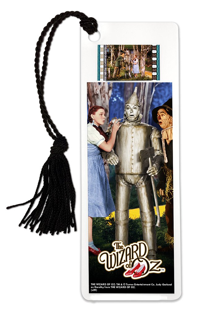 Trend Setters FilmCells Wizard of Oz (Dorothy Scarecrow Tinman) Bookmark with Tassel and Real 35mm Film Clip