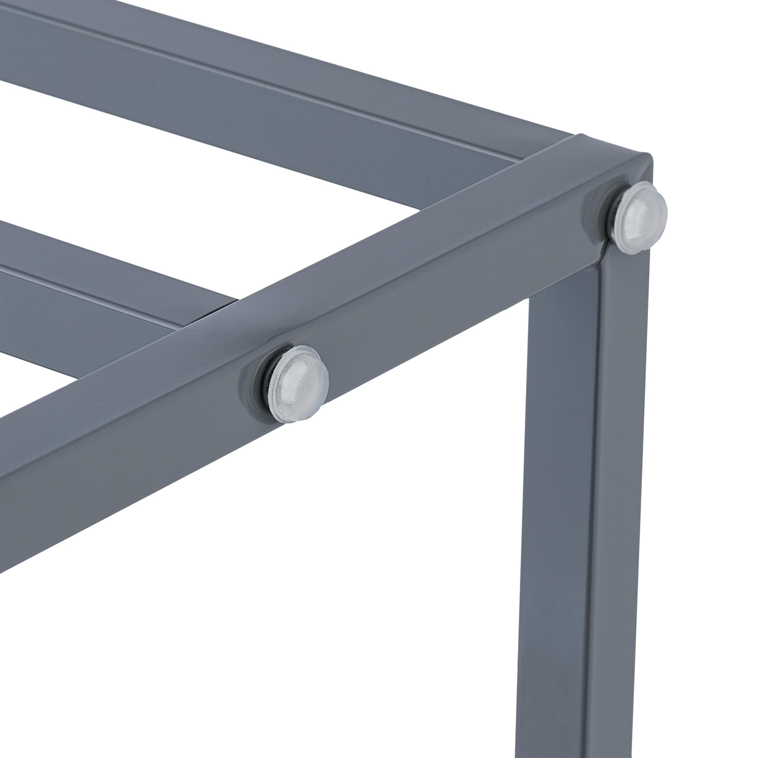 Relaxdays Piantana Portasciugamani, Autoportante con 3 Bracci, Acciaio, Appendi Asciugamani HLP 83x46x21 cm, Antracite