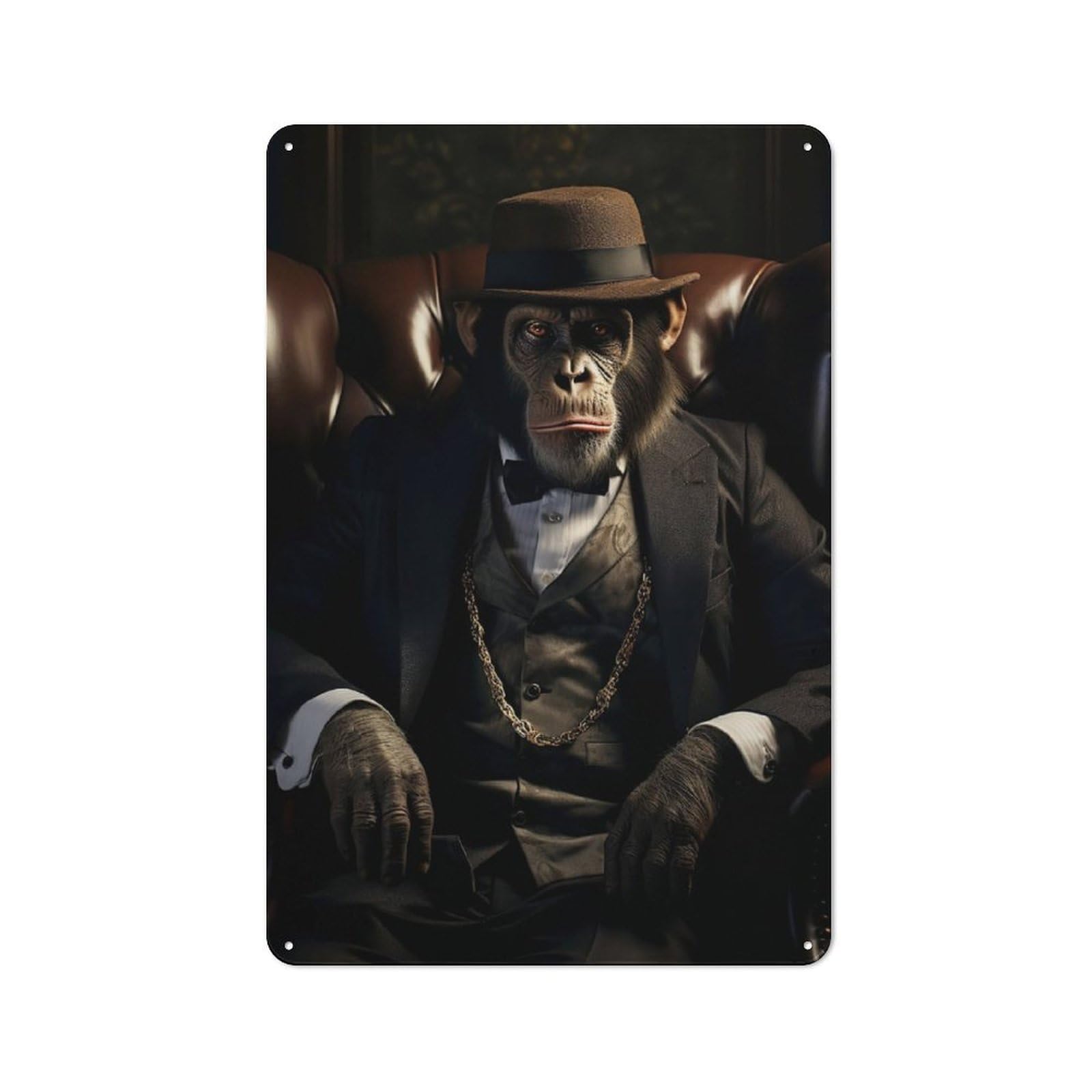 The Godmonkey Retro-style Tin Sign 30x20cm for Living Room Or Hallway, for Home Wall Decor Collectors Refreshing A Room in Autumn
