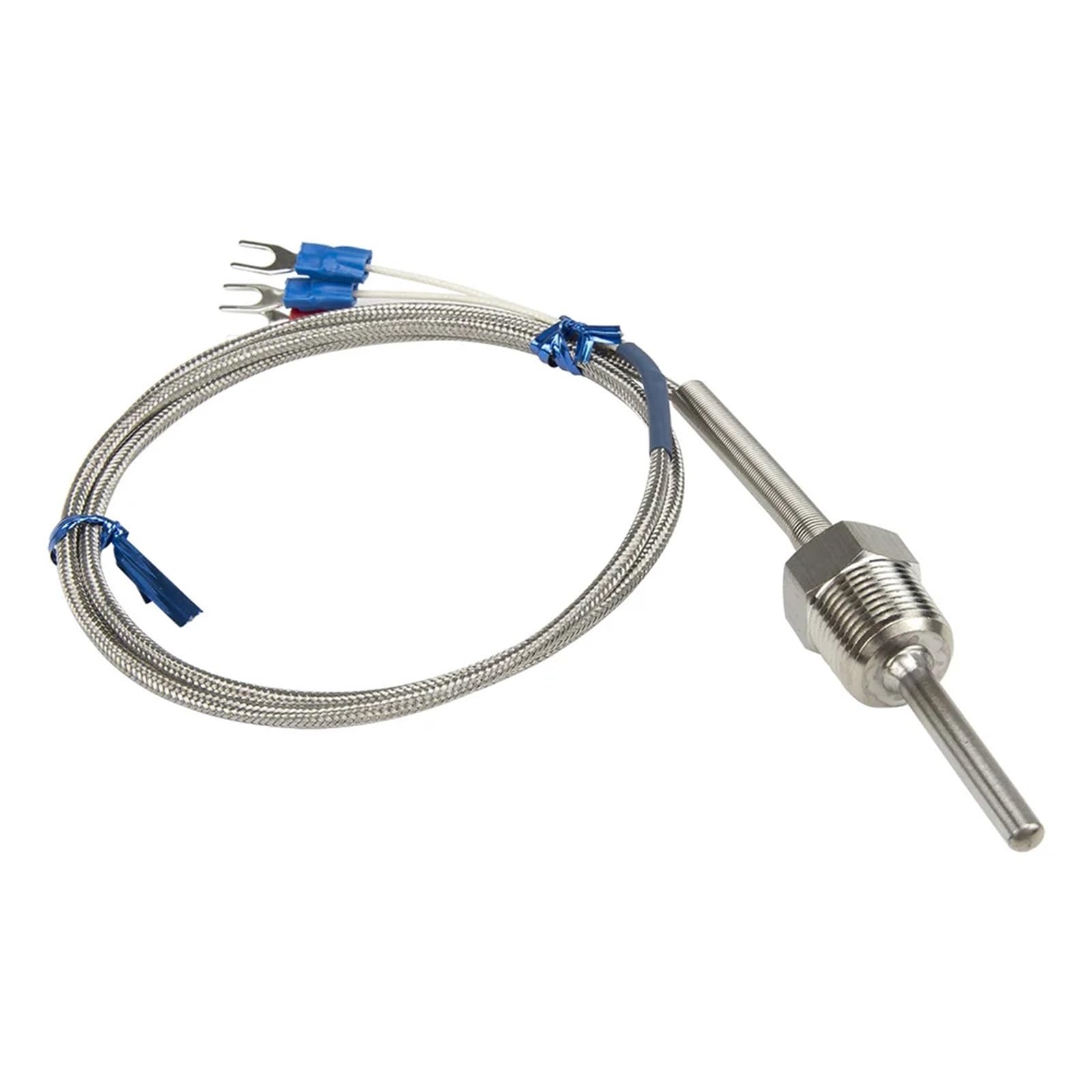 Sensor de temperatura RTD con cabezal de sonda de 50mm y cable de 1m 5
