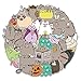 JZLMF 50 adesivi per gatti Pusheen, carini mobili, bagagli computer, graffiti