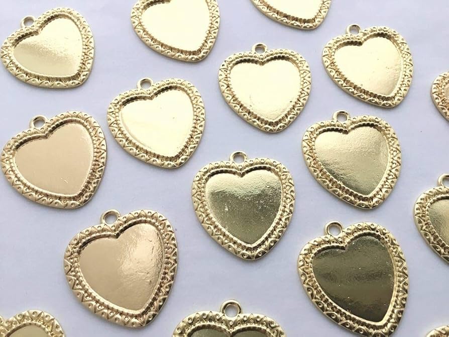 ハンドメイド レジン ハート小皿①