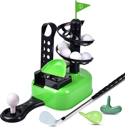 Miniatura 1 de FUN LITTLE TOYS Juego de juguetes de golf para niños juguete deportivo de césped al aire libre juego de deportes educativos pelotas de golf juego de