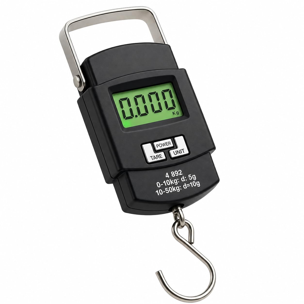 VAISHVI ENTERPRISE Digital Luggage Weighing Scale – 50kg/110lb Shockproof Casing with Bright Display & One-Touch Tare Reset | Grey, Compact Design – for Travel, Courier & Daily Home Use-image-28